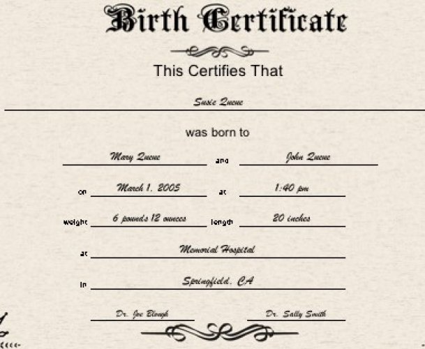 Non-Availability Of Birth Certificate For Late Registration