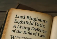 Lord Bingham’s Eight Principles of the Rule of Law: A Critical and Insightful Legal Analysis Lord Bingham’s Eightfold Path