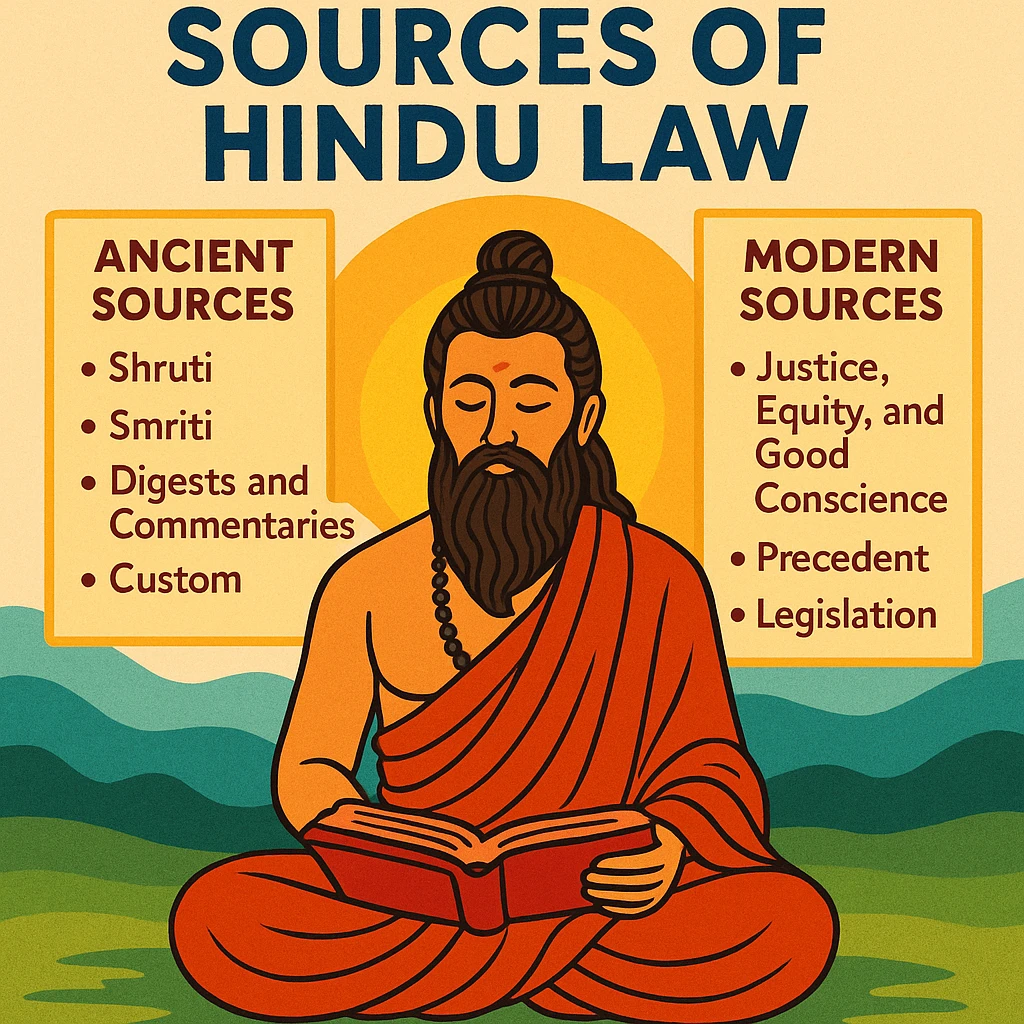 Sources of Hindu Law: Origins, Evolution, and Modern Relevance in Indian Jurisprudence