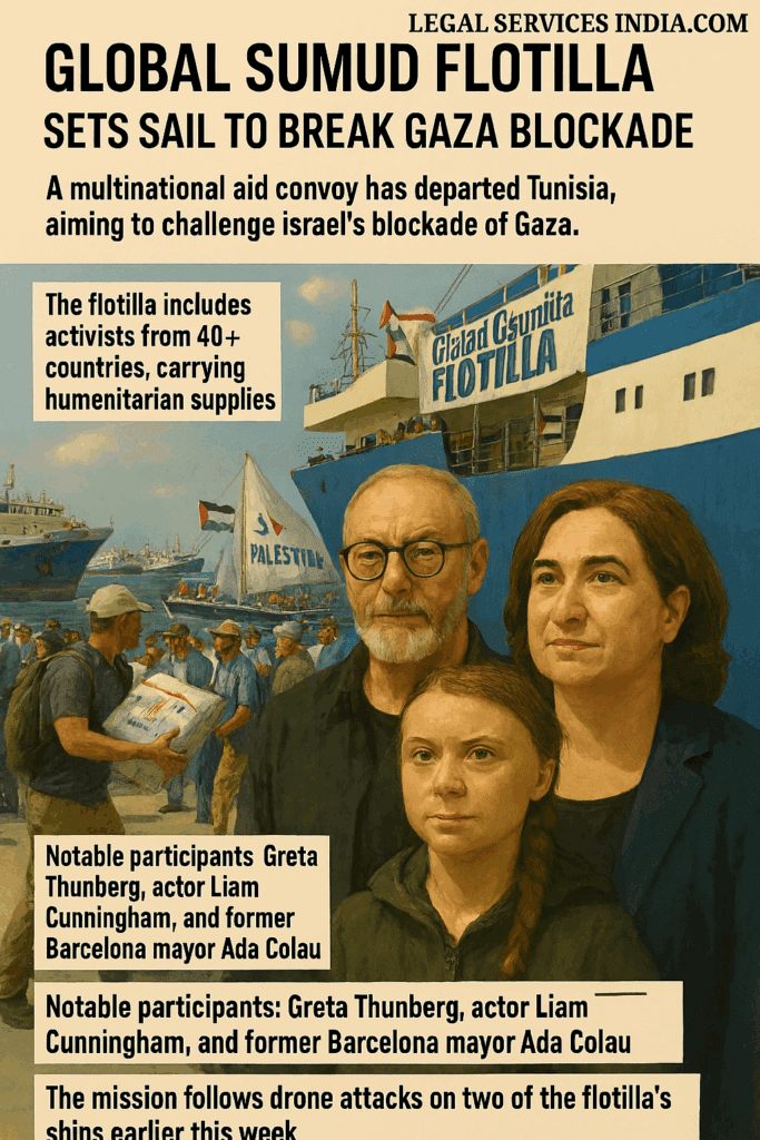 Global Sumud Flotilla Sets Sail to Break Gaza Blockade: A Bold ...