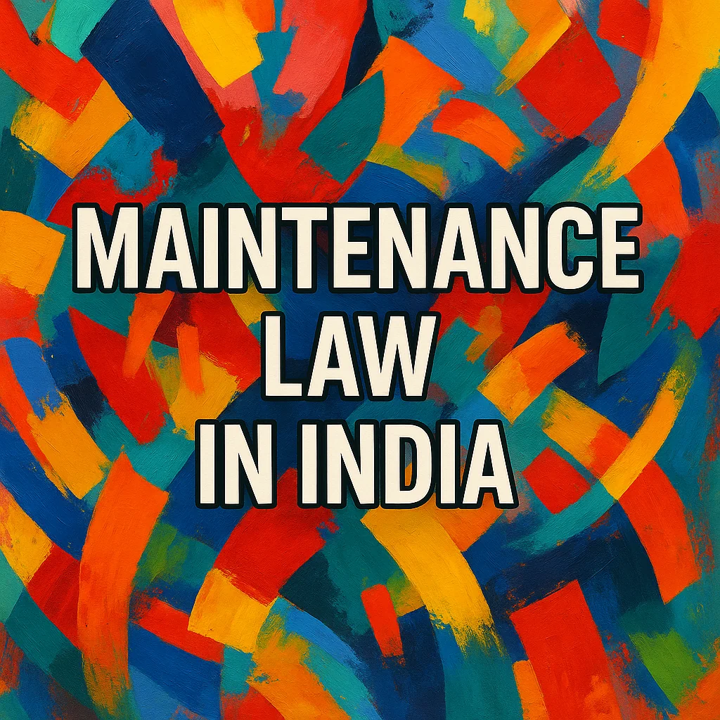 Maintenance Law in India