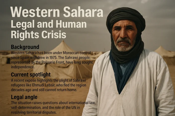 Western Sahara: Legal and Human Rights Crisis