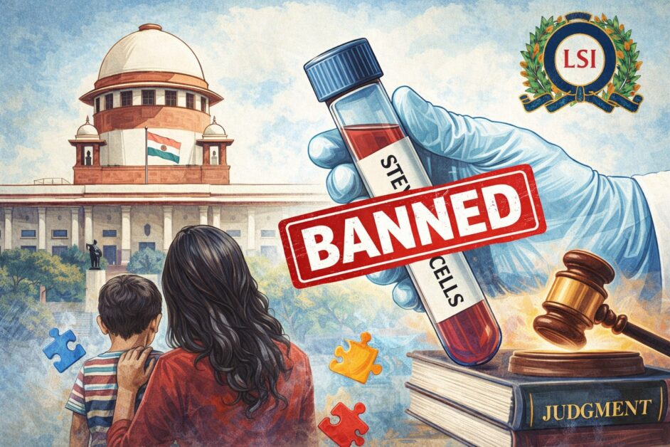 Supreme Court Bans Stem Cell Therapy for Autism in India
