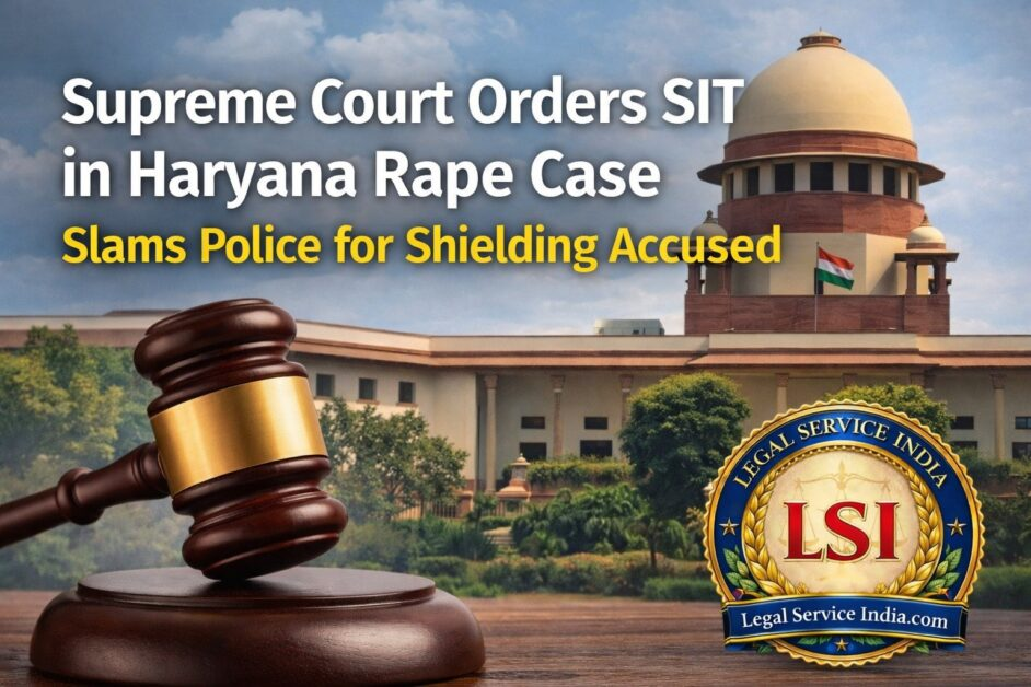 Supreme Court SIT Haryana rape case