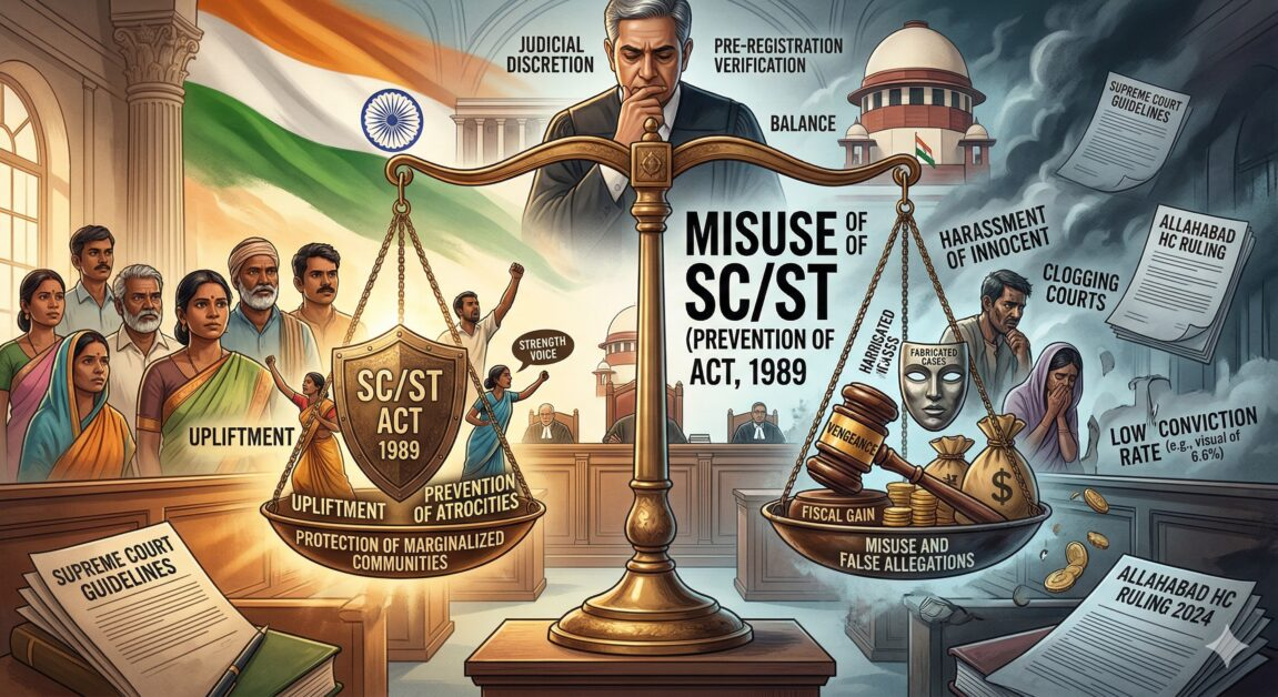 Misuse Of The Schedule Caste And Schedule Tribes (Prevention Of Atrocities) Act, 1989