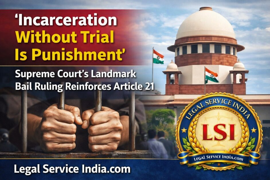 Supreme Court bail judgment incarceration without trial