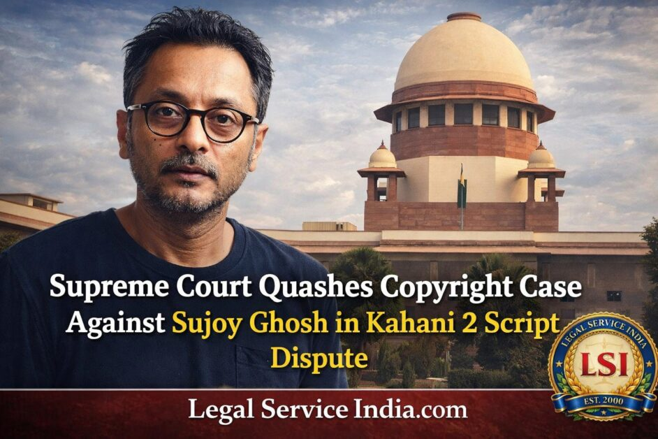 Supreme Court quashes copyright case Sujoy Ghosh