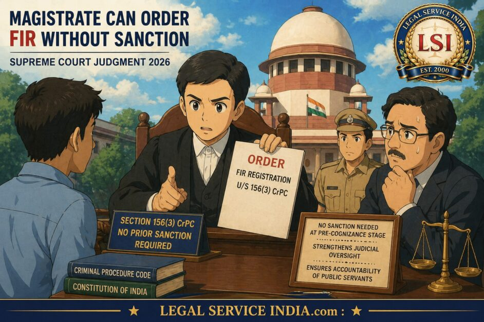 Magistrate Can Order FIR Without Sanction