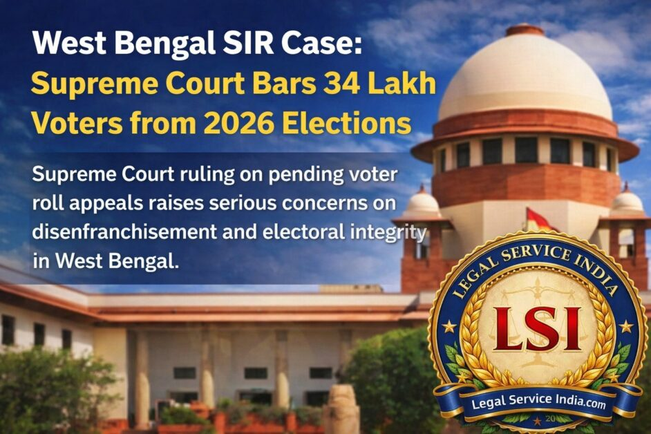 West Bengal SIR case