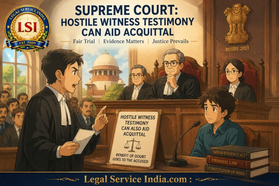 Supreme Court: Hostile Witness Testimony Can Aid Acquittal, Murder Conviction Set Aside