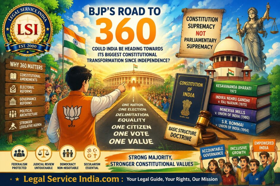 BJP 360 seats constitutional transformation