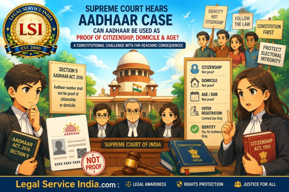 Aadhaar Proof of Citizenship