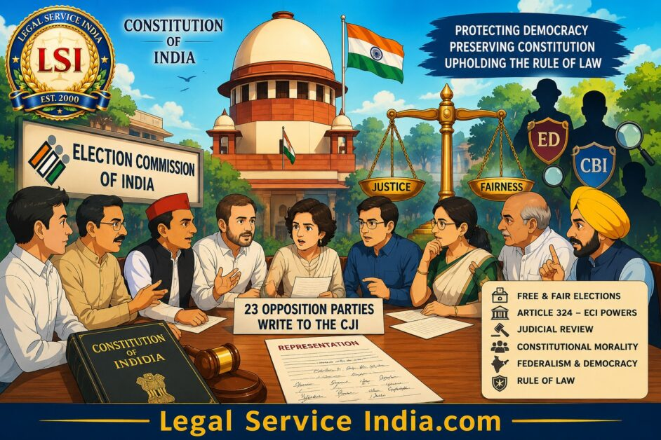 23 Opposition Parties Letter to CJI Constitutional Analysis