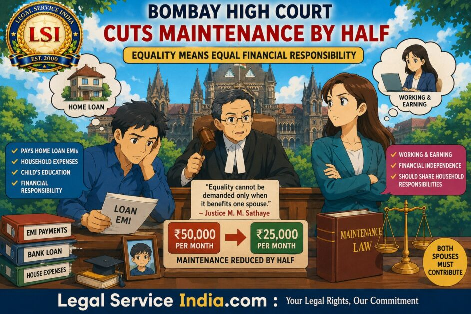 Bombay High Court Cuts Maintenance By Half