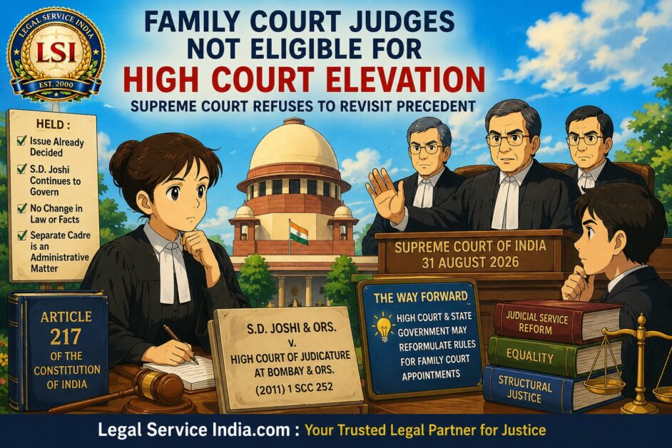 Family Court Judges High Court Elevation