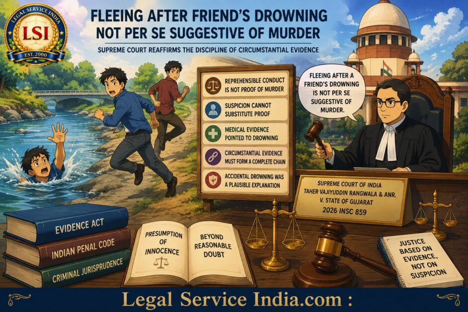 Fleeing After Friend’s Drowning Not Murder