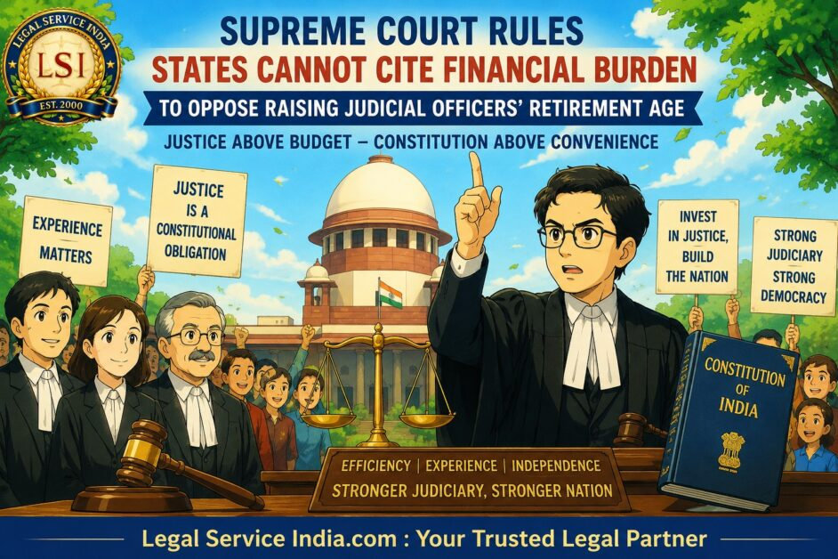 States Cannot Cite Financial Burden To Oppose Raising Judicial Officers' Retirement Age