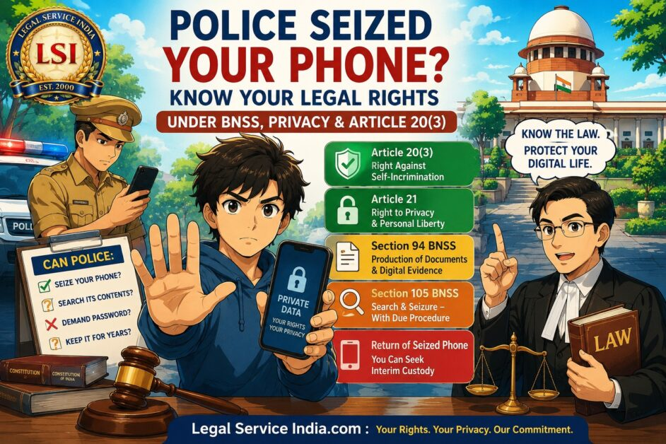 police seizure of mobile phone in India