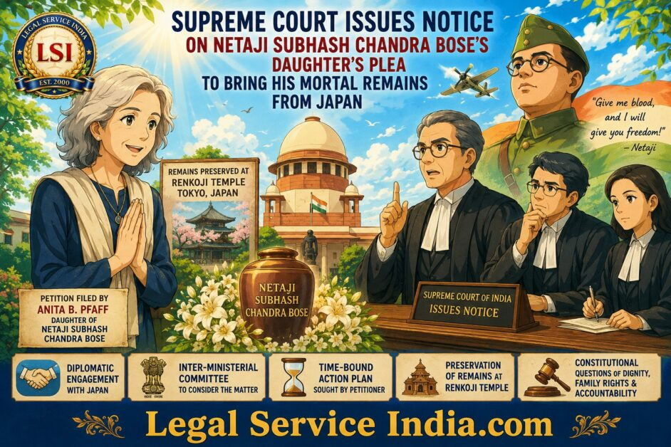 Netaji mortal remains Supreme Court