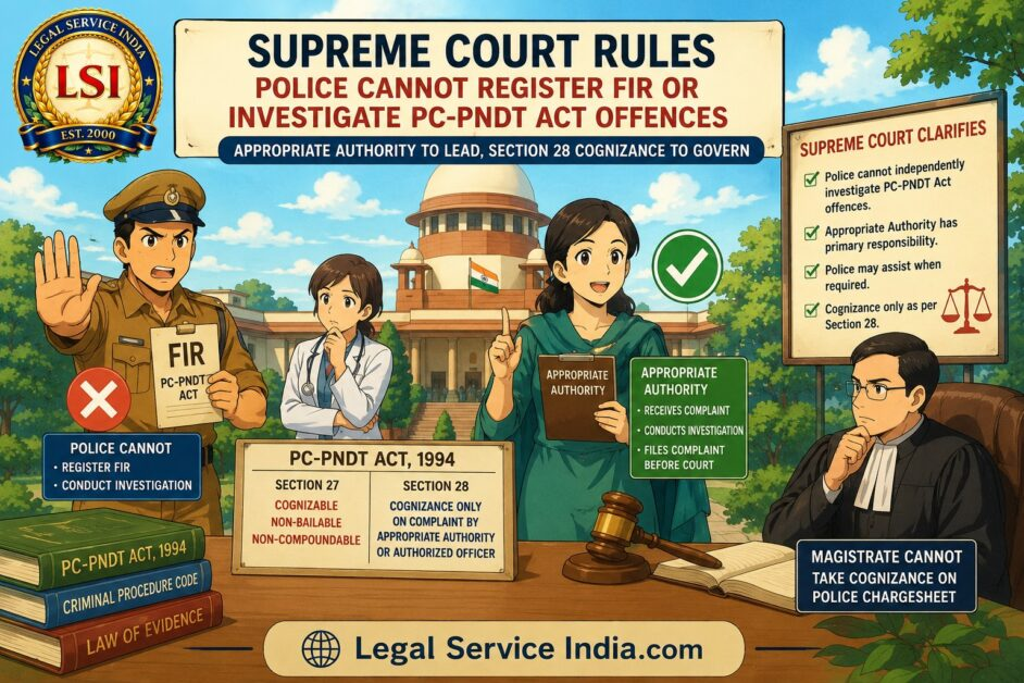 Supreme Court PC-PNDT Act FIR