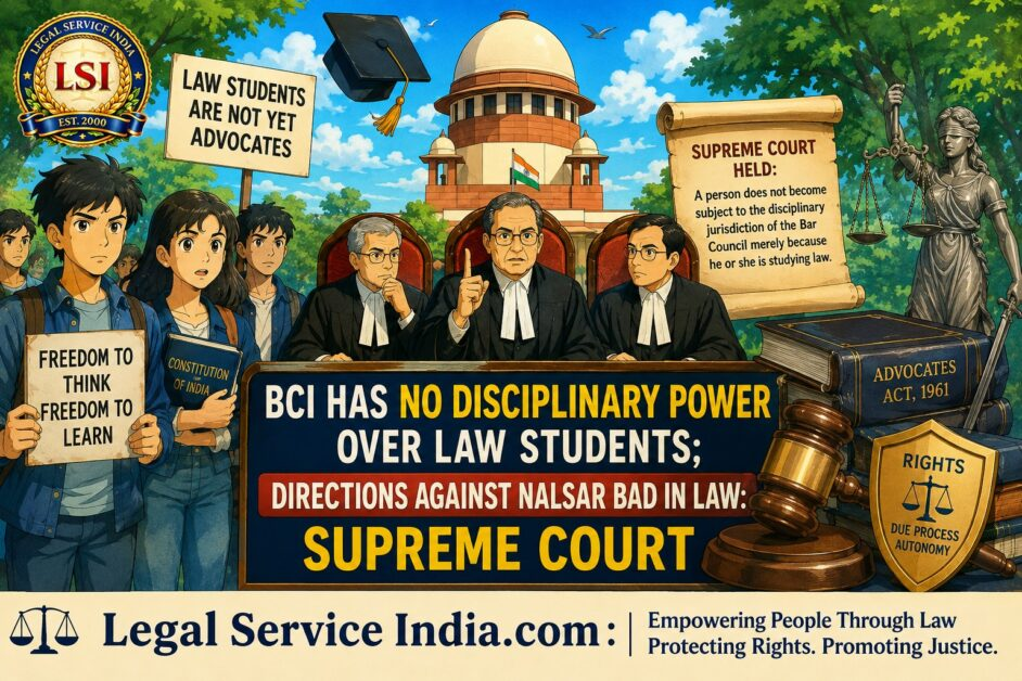 BCI disciplinary power over law students