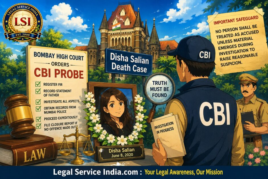 Disha Salian death case CBI probe