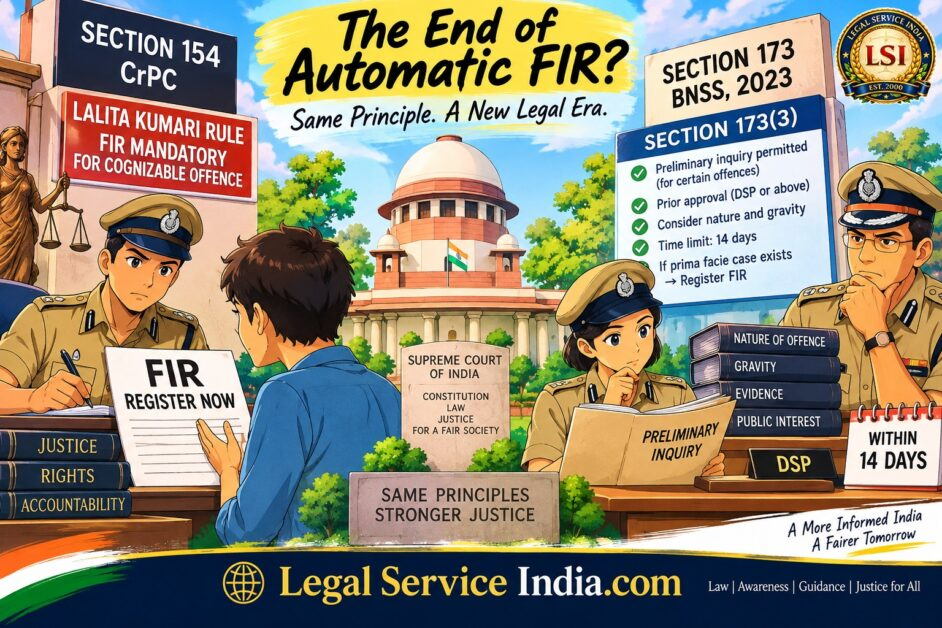 Lalita Kumari Rule Section 173 BNSS