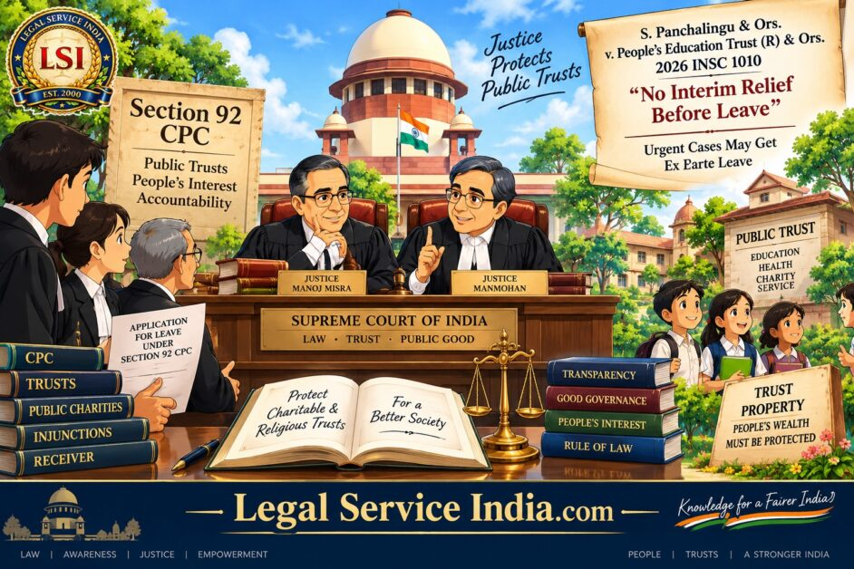 Section 92 CPC interim relief