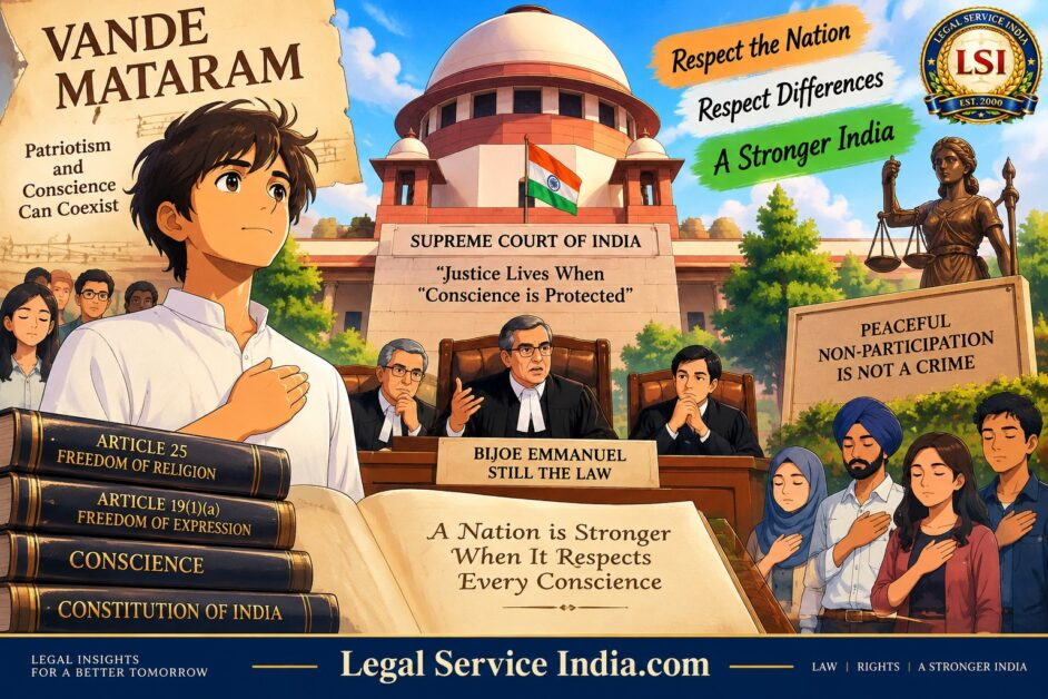 Vande Mataram not singing for religious reasons