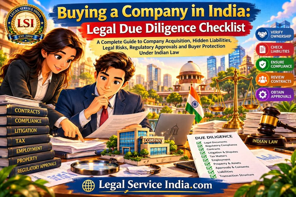 legal due diligence checklist India