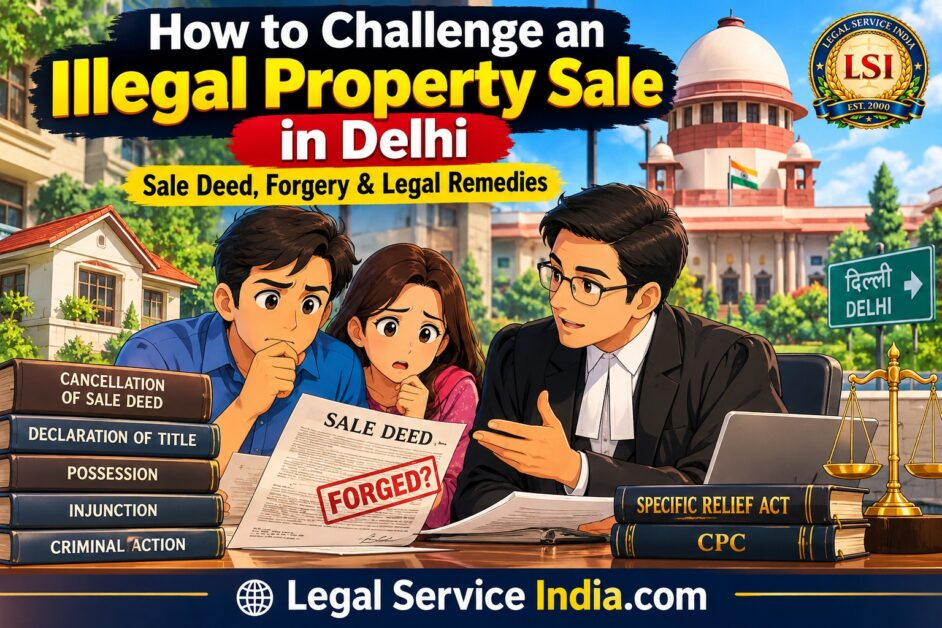 illegal property sale in Delhi