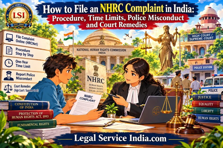 how to file an NHRC complaint in India