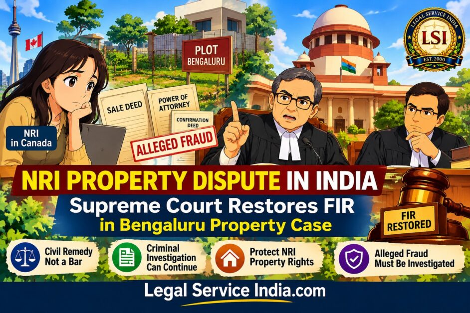 NRI Property Dispute in India