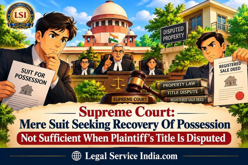 Supreme Court property possession suit